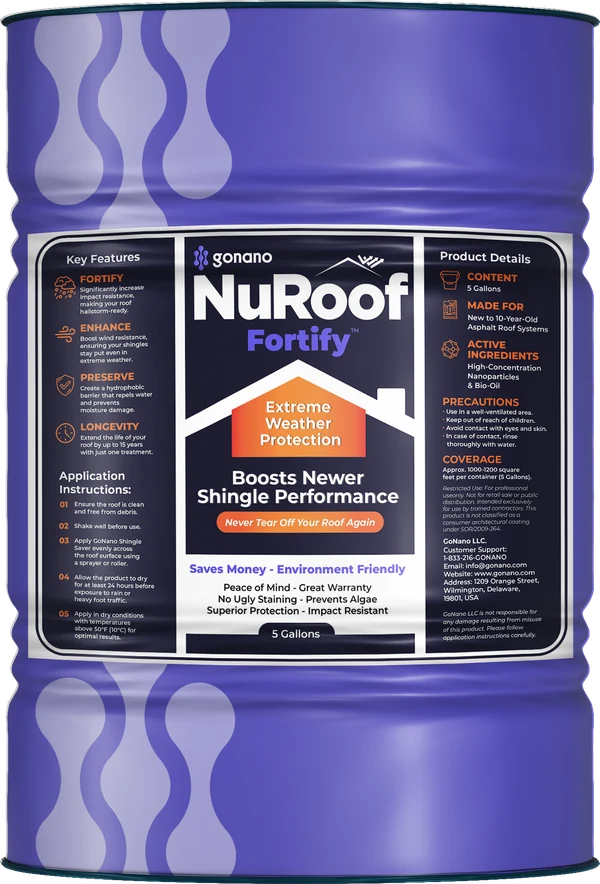 Contenant du produit NuRoof Fortify de GoNano